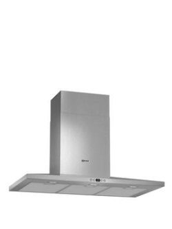 Neff D69Sh52N0B 90Cm Built-In Chimney Cooker Hood - Stainless Steel